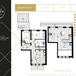 Apartament 41 - plan lokalu - Apartamenty Wiszące Ogrody
